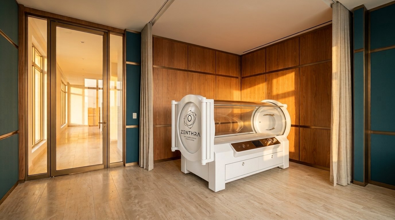 Hyperbaric oxygen chamber at Zenthra Wellness Clinic Punta Cana